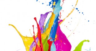 Colored splashes