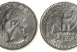 Worn American Quarter from 1996