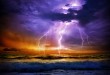 bad weather - storm on the sea
