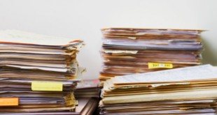 stacks of files